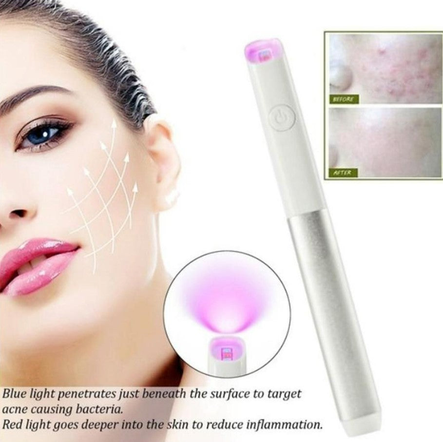 Blue/Red Light Machine for Anti-Inflammation Acne Scar Removal Wrinkle Removal Treatment Skin Tightening.