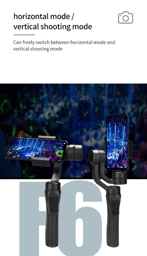 F6 stabilizer - Three-axis handheld gimbal for mobile phone.
