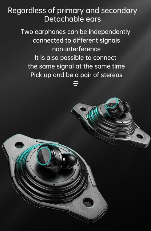 M25 Wireless Binaural TWS 5.2 Power Bank Bluetooth Gaming Headset New Style.