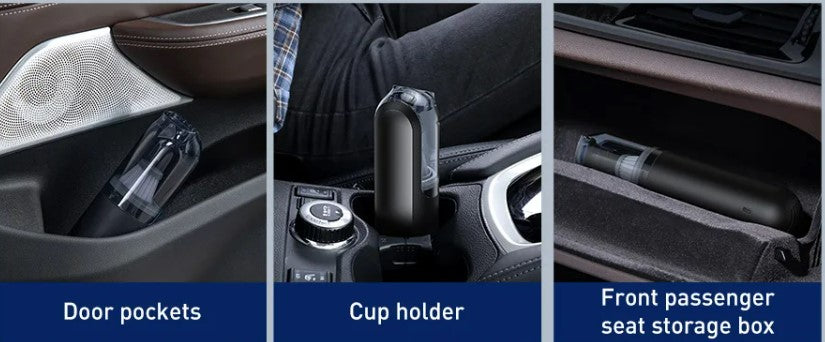 Baseus A1 Car Vacuum Cleaner 4000Pa Wireless Vacuum For Car Home Cleaning - Black.