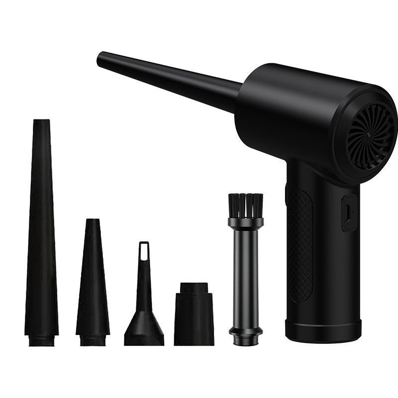 Portable Cordless High speed Electric Air Duster LED lighting Air Blower For Computer Keyboard Cleaning Tool.