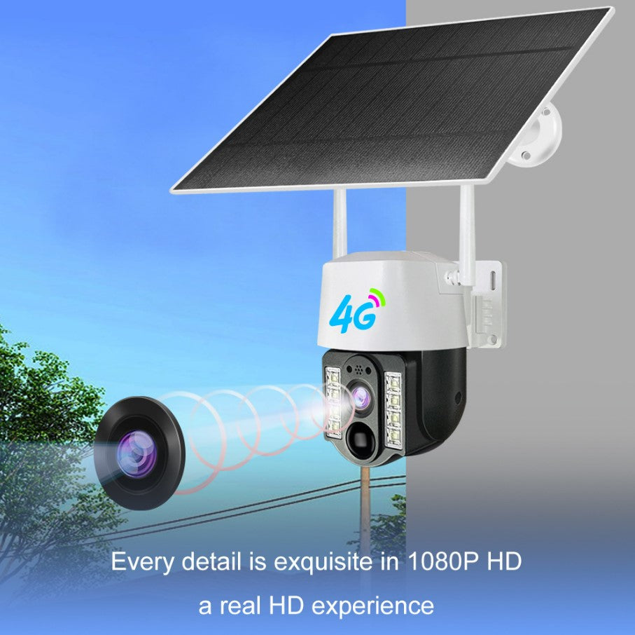 V380 New Arrival 3MP Wireless WiFi Security CCTV Camera Night Vision Sim Card Solar 4G Outdoor.