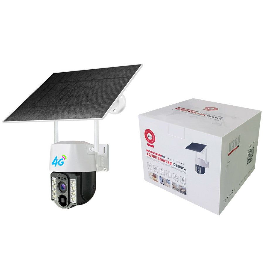 V380 New Arrival 3MP Wireless WiFi Security CCTV Camera Night Vision Sim Card Solar 4G Outdoor.