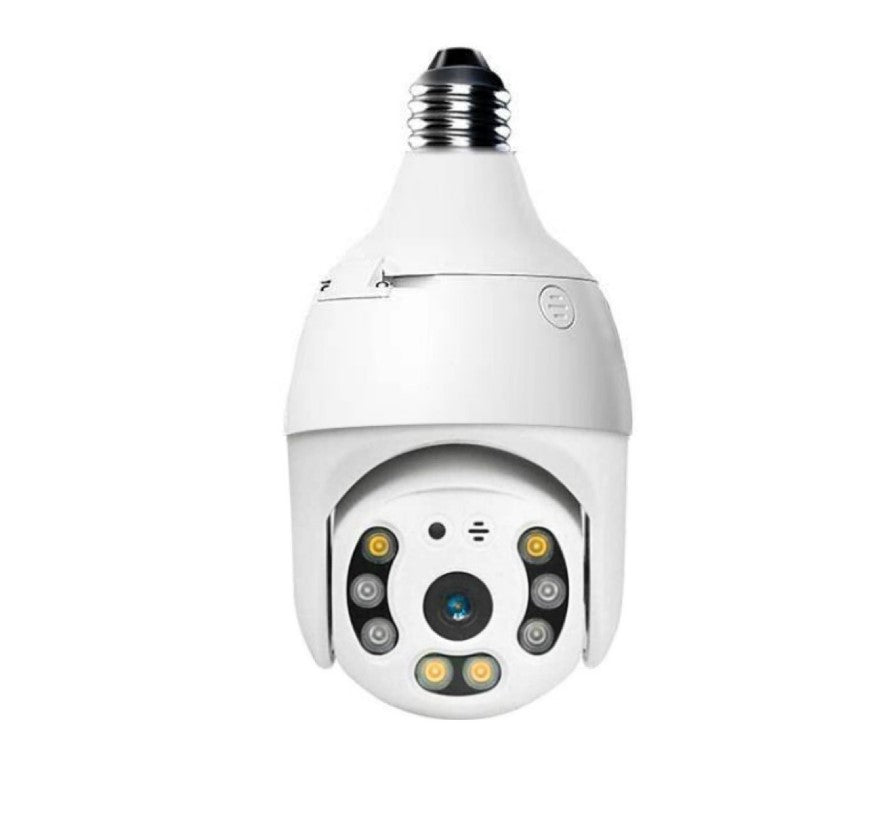 3mp Tuya Smart Wide Wifi Indoor Lamp Head Surveillance Camera.