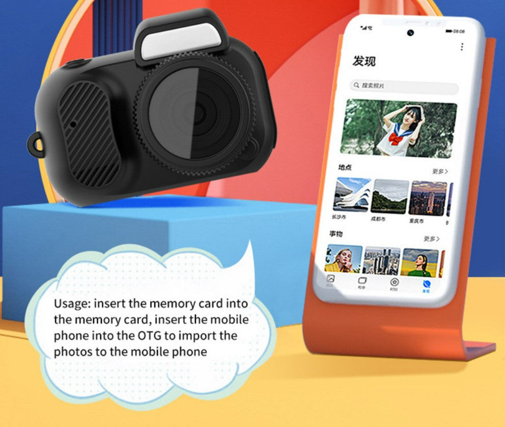 Mini Camera Video Recorder DVR1080P HD Sports Camera.