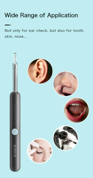 Bebird R1 Smart Visual Ear Sticks Endoscope Ear Picker Tool Set - White.