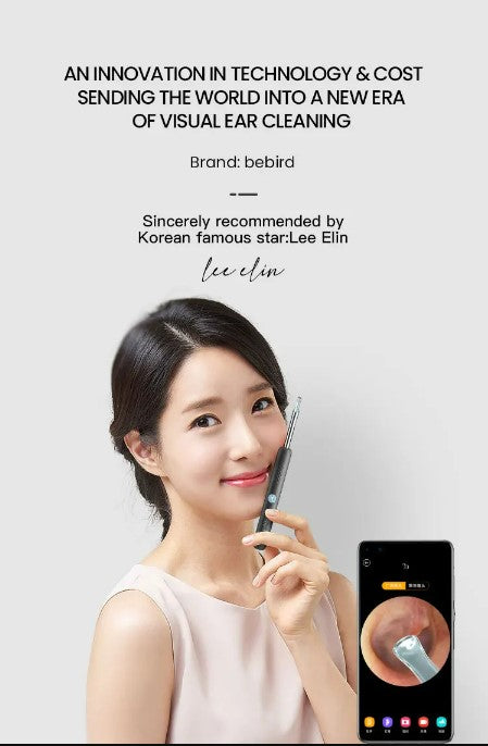 Bebird R1 Smart Visual Ear Sticks Endoscope Ear Picker Tool Set - Black.