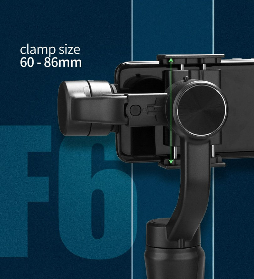 F6 stabilizer - Three-axis handheld gimbal for mobile phone.