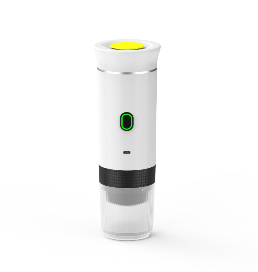 Portable Capsule Coffee Machine - White.