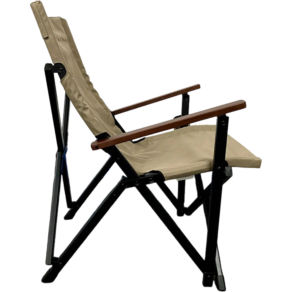 ALUMINIUM CAMPING DIRECTOR CHAIR.
