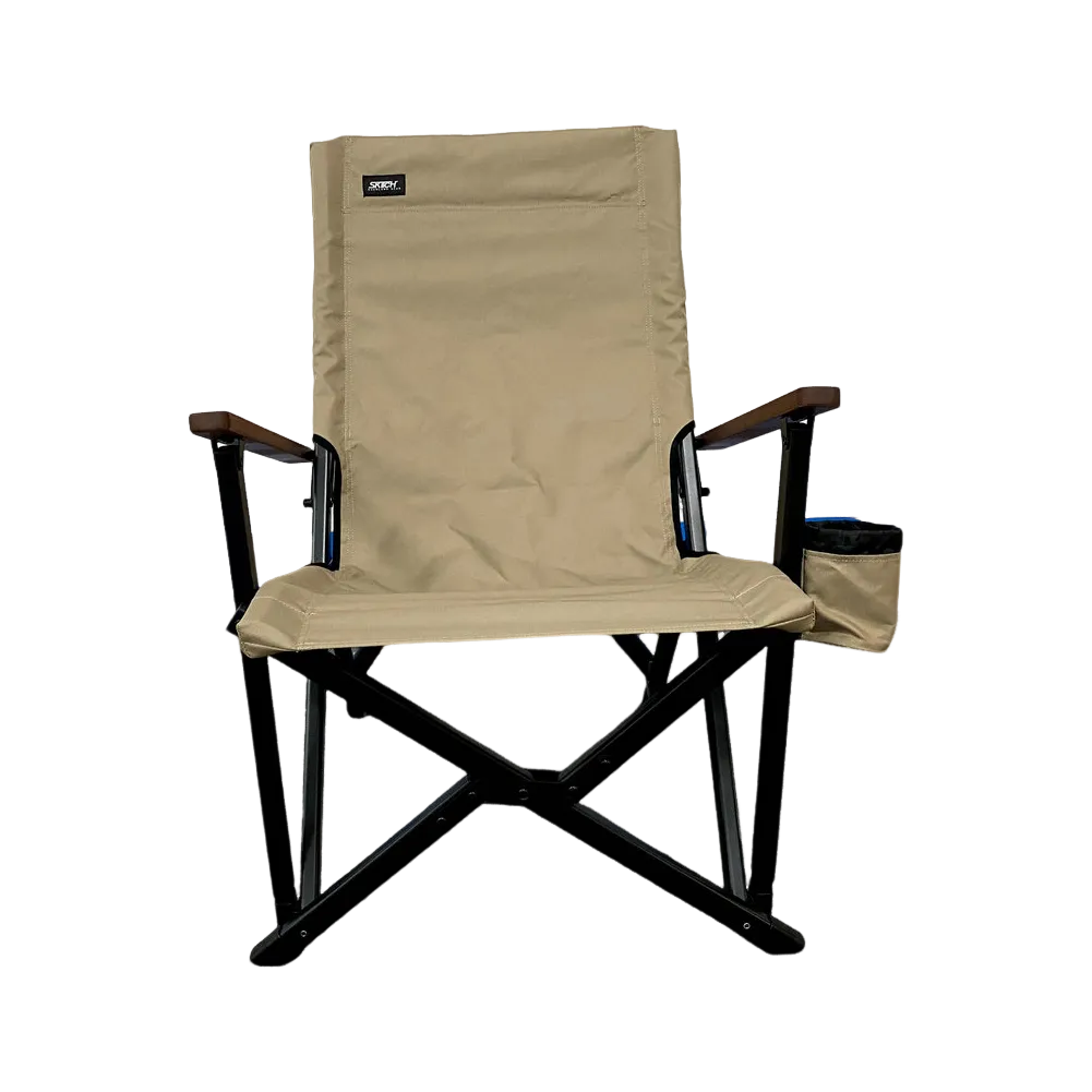 ALUMINIUM CAMPING DIRECTOR CHAIR.